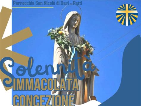 Patti l 8 dicembre è solennità dell Immacolata e la festa dell