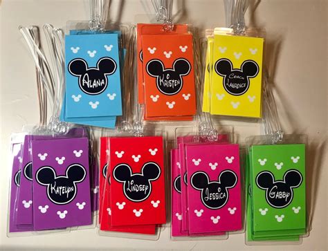 Disney Luggage Tags 2024 - Matti Shelley