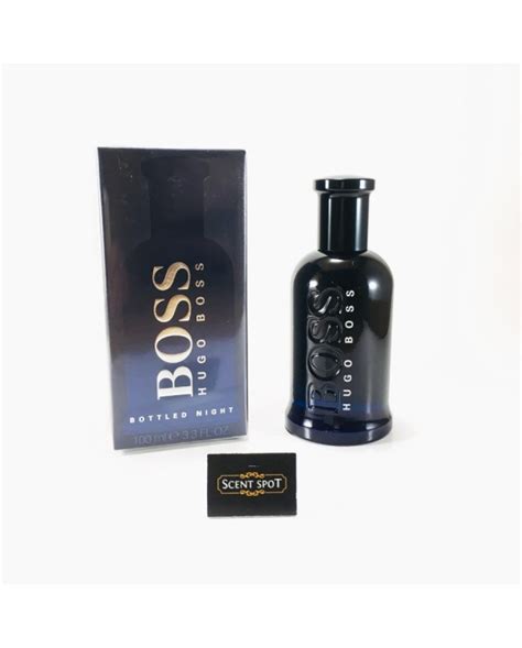 Authentic Original Hugo Boss Bottled Night New In Box 100ml Eau De Toilette Spray Men Luxury