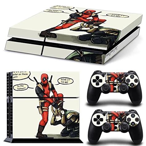 Decal Skin Vinyl Cover Sticker For Sony Ps4 Playstation Slim Console