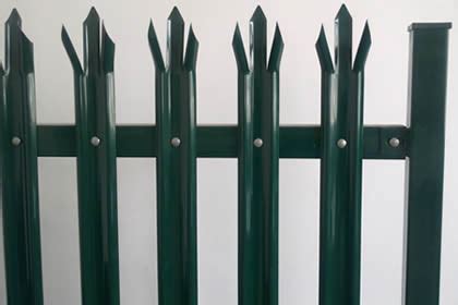 Palisade Fencing Security Wire Fence With D W Section Pales