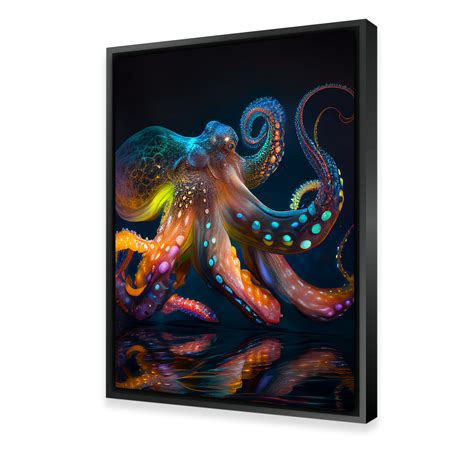 Glowing Octopus – Legendary Wall Art