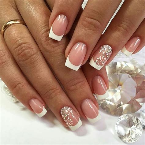 Manicura Francesa Para Novias Bellas Гелевые ногти