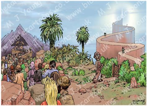 Matthew 07 - Narrow and wide road | Bible Cartoons