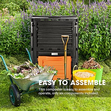 Vivosun Compost Bin 80gallon 300l Outdoor Composter Wlarge Capacity