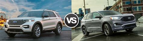 Compare 2022 Ford Explorer Vs 2022 Ford Edge Price And Specs