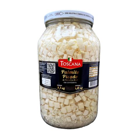 Palmito Picado 1 8 Kg Alimentos Toscana