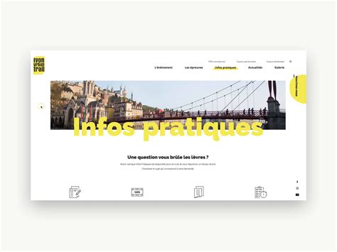 Lyon Urban Trail Website By Maury Ludmilla On Dribbble