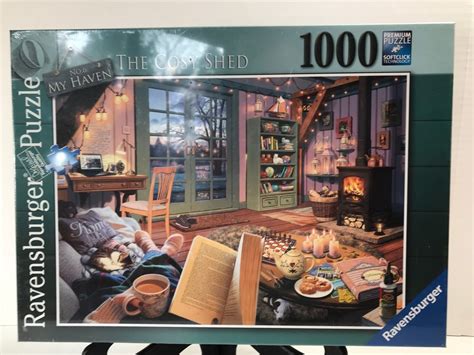 Ravensburger 1000 Piece My Haven 6 The Cosy Shed Puzzle New Sealed