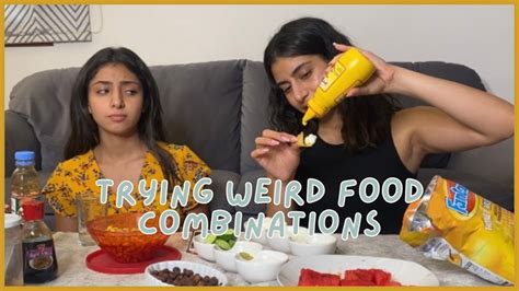 Tiktok Weird Food Combination جربت اكلات غرببة Youtube