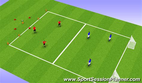 Footballsoccer Ssg 3v3 Or 4v4 Challenges Technical Attacking And