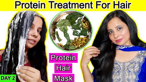 Day 2 Protein Treatment For Hair Homemade Protein Hair Mask For Fast Hair Growth Priya Malik