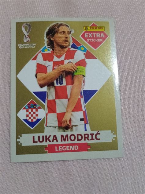 Figurinha Legend De Ouro Luka Modric Item Infantil Panini Nunca Usado