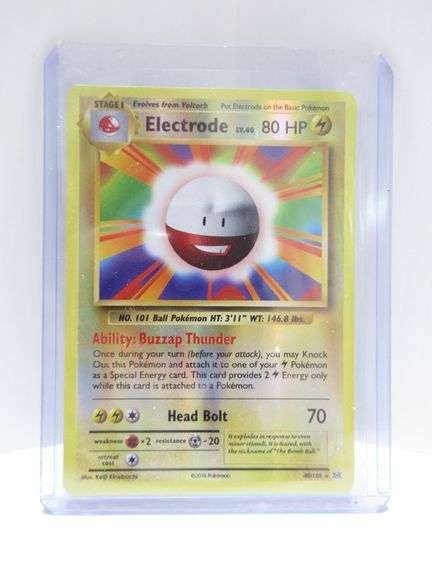 Pokemon Electrode Reverse Holo 40 108 Always In Plastic Good