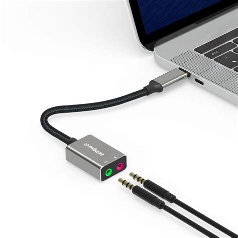 Mbeat Toughlink Usb C To Audio And Microphone Adapter High Quality Sound Solution