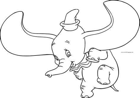 Dumbo Disney Coloring Page Disney Coloring Pages Coloring Pages