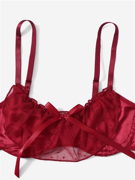 Is That The New Sweetness Romwe X Gabiciamp Contrast Mesh Lingerie Set