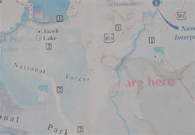 Vermillion Cliffs Overlook - 'You Are Here' Maps on Waymarking.com