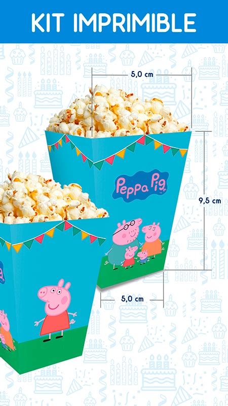 Kit imprimible de Peppa Pig para cumpleaños 2023