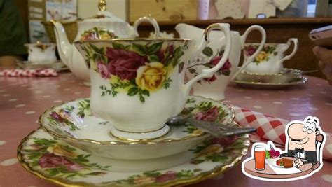 Carta Del Caf Vintage Rose Tea Room Llangollen