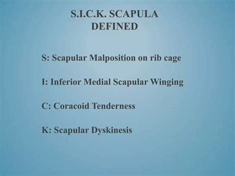 S.I.C.K. Scapula with Clavicle Fractures Case Study Presentation (2013