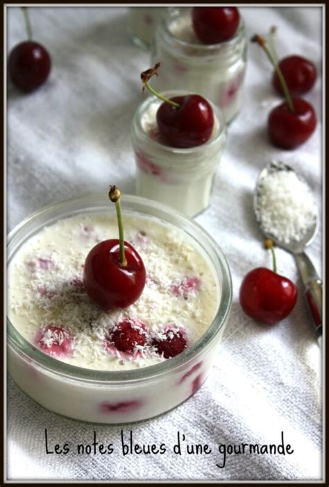 Panna Cotta Coco Framboise Les Notes Bleues D Une Gourmande