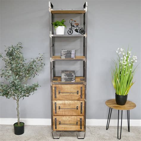 Industrial Bookcase With Drawers | ubicaciondepersonas.cdmx.gob.mx