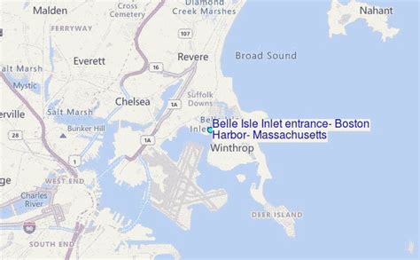 Belle Isle Inlet entrance, Boston Harbor, Massachusetts Tide Station ...