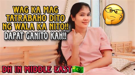 FIRST TIME OFWS DAPAT MERON KA NG MGA ITO Dhinsaudi YouTube