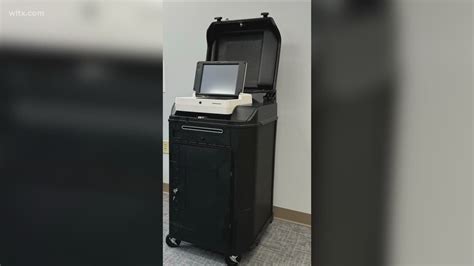 ballot scanners unveiled  election day  south carolina wltxcom