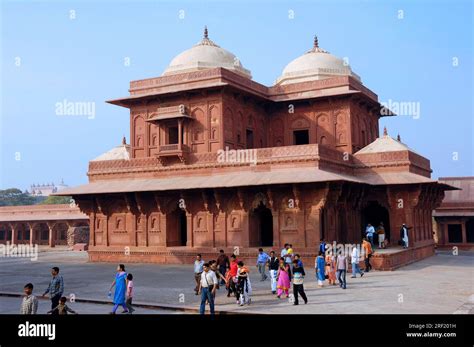 House Of Birbal Mughal City Of Fatehpur Sikri Uttar Pradesh India