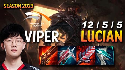 Hle Viper Lucian Vs Varus Adc Kr Ranked Youtube