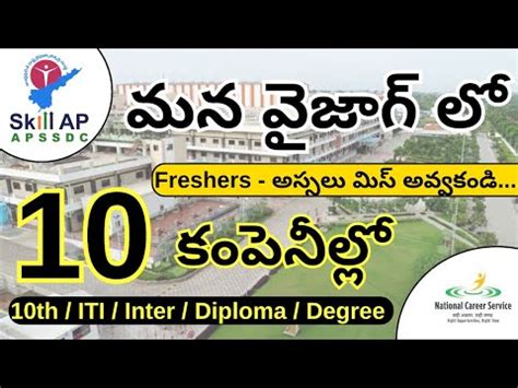 Latest Mega Vizag Company Job Interviews For Freshers Success Drive