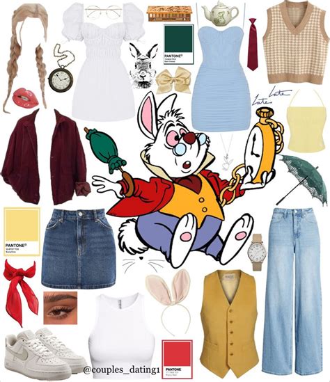 White Rabbit Costume Disney Bound Outfits Casual Cute Disney Outfits Alice In Wonderland Outfit