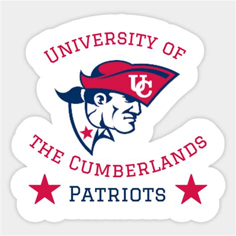 Patriots 2 University Of The Cumberlands Patriots Sticker Teepublic