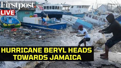 Live Jamaica Braces For Hurricane Beryl As Category Storm Thrashes