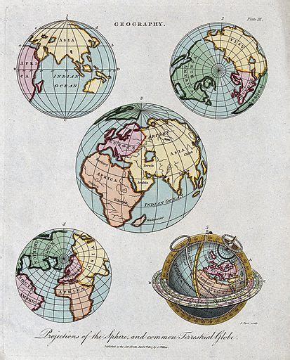 Geography: the hemispheres of a globe free public domain image | Look ...