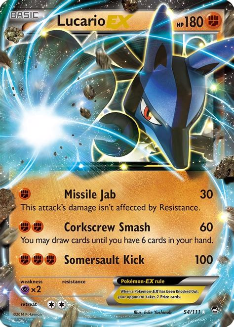 Lucario Card Ex