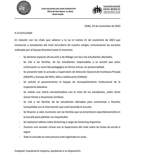 Estudiantes De Un Colegio De Buenos Aires Fueron Acusados De Armar Un