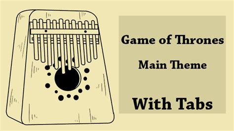 Game Of Thrones Main Theme Kalimba Tabs Letter Number Notes