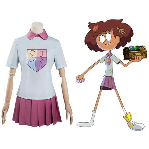 Amphibia Anne Boonchuy Halloween Carnival Suit Cosplay Costume Uniform Skirts Outfits Cosplay