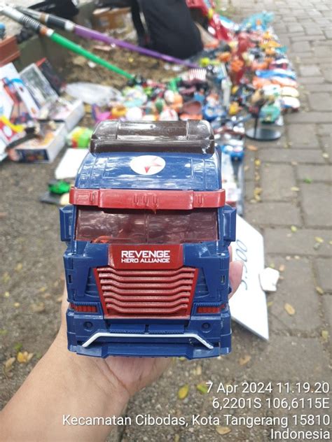 Robot Langka Captain America Bisa Dari Figure Jadi Truck Not For Sale