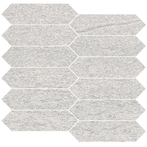 1 3 4 X 6 1 2 Picket Mosaic Upstone Duke Bianco Pera Tile