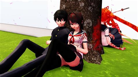 [mmd Yandere Simulator] Taro X Ayano By Foxyluka777 On Deviantart Yandere Simulator Yandere