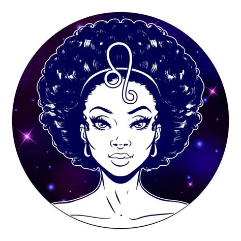 Tauro Signo Del Zodiaco Obras Arte Cara Chica Hermosa Símbolo Vector de