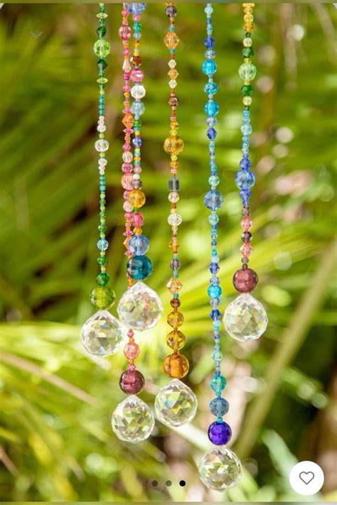 Crystal Sun Catcher Multicolored In 2024 Crystal Suncatchers Diy