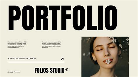 Folios Portfolio Google Slides Template Presentation Templates