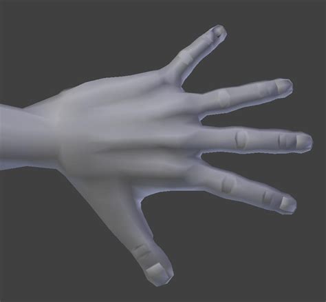 Low Poly Male Hand Blender3d By Shugs81 On Deviantart