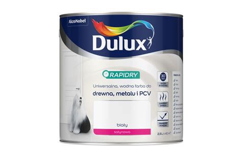 Farba akrylowa Dulux Rapidry 2 5 l biały Bricomarche pl