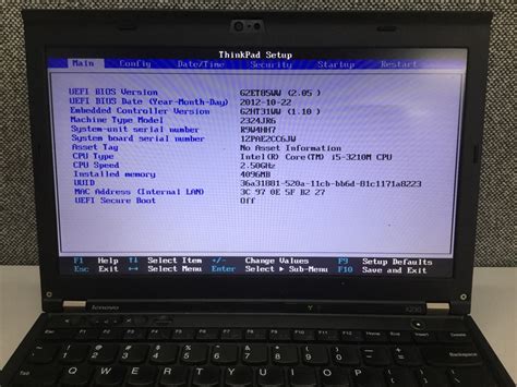 X230 Bios